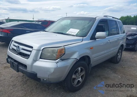 2007 Honda Pilot Ex-L из США, поврежденный, VIN 5FNYF28507B041043